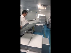 MERV16 ভি ব্যাংক সেল HEPA মিডিয়া ফিল্টার ABS প্লাস্টিক ফ্রেম সহ ১৪ বর্গমিটার ক্ষেত্রফল