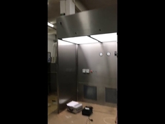 অগ্নি-প্রতিরোধী স্যান্ডউইচ প্যানেল সফটওয়াল ক্লিন বুথ স্টিলের বায়ুরোধী দরজা সহ