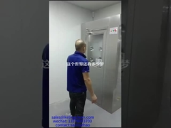 ফার্মাসিউটিক্যাল শিল্প ক্লাস 100 ক্লিন রুম এয়ার শাওয়ার, স্টেইনলেস স্টিল অগ্রভাগ সহ