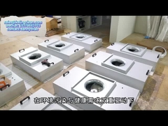 স্ট্যান্ডার্ড/ কাস্টমাইজড ফ্যান ফিল্টার ইউনিট সহ HEPA ফিল্টার টাইপ 50W পাওয়ার খরচ