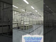 কাস্টম অ্যালুমিনিয়াম ফ্রেম Softwall Cleanroom Unidirectional Air Flow