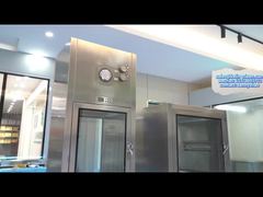 স্টেইনলেস স্টীল হ্যান্ডেল ক্লিনরুম পাস বক্স পরিষ্কার এবং নিরাপদ উত্পাদন পরিবেশ বজায় রাখা