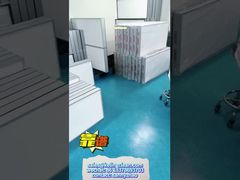 ফার্মাসিউটিক্যাল শিল্পের প্রদর্শনী জন্য হট মেল্ট আঠা মিনি-প্লিটস গ্লাস ফাইবার মিডিয়া HEPA এয়ার ফিল্টার