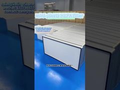 360g Dust Holding Capacity Mini Pleated ULPA Filter H15-H17 Efficiciency Demo