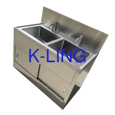 1175*875*350mm স্টেইনলেস স্টীল ওয়াশিং সিঙ্ক 6 X 2 পিসিএস ভারী দায়িত্ব এবং স্বাস্থ্যকর পরিষ্কারের জন্য ইউভি ল্যাম্প
