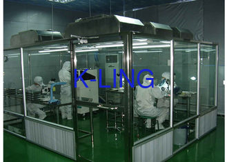 ISO Semiconductor hardwall Clean Room Class 100 - 10000 With Fan Filter Unit