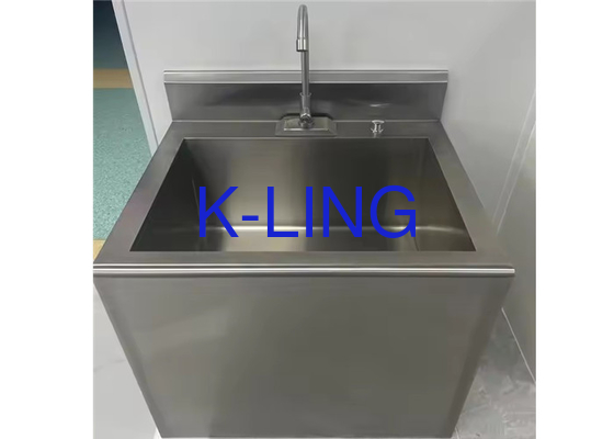 1-1.2mm স্টেইনলেস স্টীল বেধ কাস্টমাইজড হাত বিনামূল্যে সাদা / ধূসর ওয়াশিং সিঙ্ক