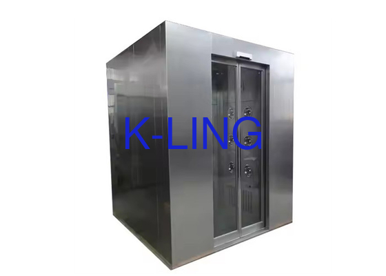 220V/50Hz পাওয়ার সাপ্লাই স্বনির্ধারিত টাইপ এয়ারফ্লো এয়ার শাওয়ার স্বয়ংক্রিয় স্লাইডিং দরজা সহ