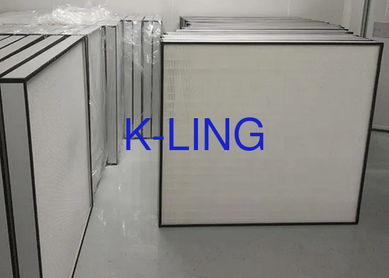 বায়ু প্রবাহ HEPA বায়ু ফিল্টার 99.995% দক্ষতা এবং 0.45m/S বায়ু গতি সঙ্গে