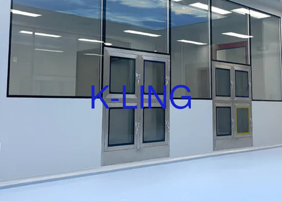 আনুষাঙ্গিক প্যাসেজ বক্স সঙ্গে Hinges এবং UV আলো চূড়ান্ত সমাধান জন্য ক্লিন রুম