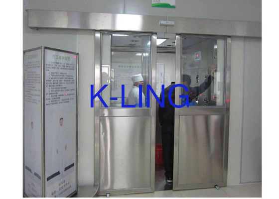 পণ্যদ্রব্যের জন্য PLC কন্ট্রোল এবং স্টেইনলেস স্টিল SUS304 নির্মাণ সহ ক্লাস 100 ক্লিনরুম এয়ার শাওয়ার