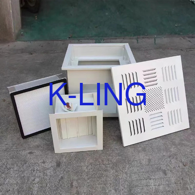 H13 সিলিং HEPA ফিল্টার মডিউল HEPA বক্স ইন টার্মিনাল ফর ক্লিনরুম