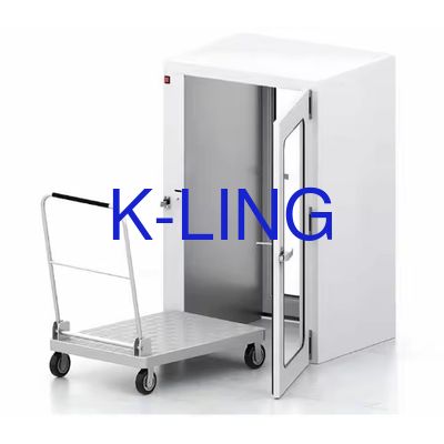 স্টেরিলাইজিং / ডিসইনফেক্টিং ক্লিনরুম পাস বক্স মেকানিক্যাল ইন্টারলক সহ শেনজেন বা লোডিং পোর্ট