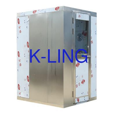 শিল্প পরিষ্কার রুমে নিয়ন্ত্রিত দূষণের জন্য SUS304 T 1.0mm উপাদান থেকে তৈরি স্টেইনলেস স্টীল বায়ু ঝরনা টানেল