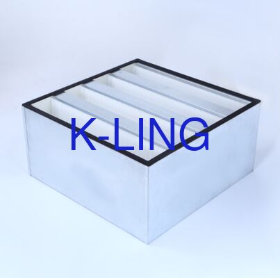 1175x575x69mm HEPA Air Filter with Less Than 200 Pa Initial Resistance and Hot Metal Adhesive Partition