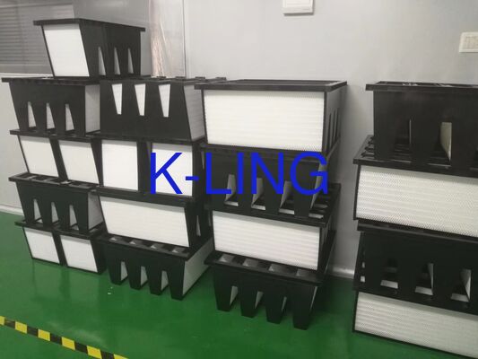 Lower Resistance V CELL Mini-Pleated HEPA Filter with ABS Frame for Industrial Air Management