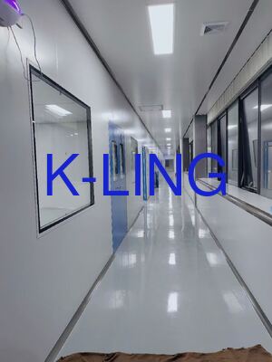 Wall Mounted hardwall modular Clean Room Class 1000 ISO5 ISO6 ISO7 Ideal For Microelectronics Industry Clean Environment