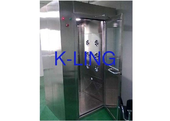 99.99% ULPA ফিল্টার LED ডিসপ্লে এবং SUS 304 উপাদান সহ ক্লিনরুম এয়ার শাওয়ার