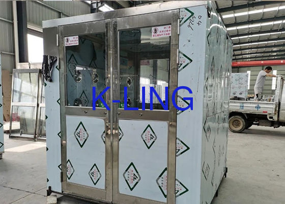 অটো ব্লোয়িং ক্লিন রুম এয়ার শাওয়ার সাথে নয়েজ রিডাকশন সিস্টেম