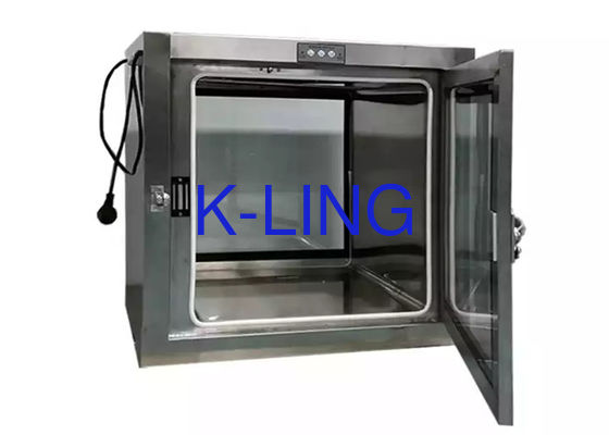 ক্লিন রুম কাস্টম প্যারামিটারের জন্য বক্স ট্রান্সফার উইন্ডোর মাধ্যমে SUS304 স্ট্যাটিক পাস