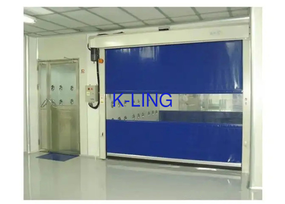 PVC রোলিং ডোর 25m/S গতি সহ ক্লিন রুম প্যাসেজওয়ে এয়ার শাওয়ার টানেল