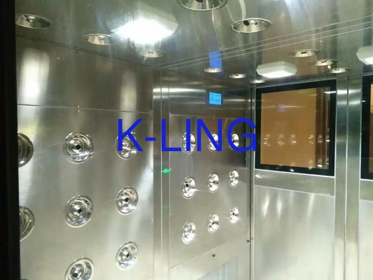 শিল্প ক্লিনরুমের জন্য উচ্চ ভোল্টেজ 220V 380V 50HZ এয়ার শাওয়ার টানেল