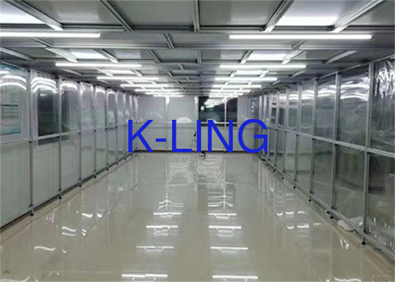 তাপমাত্রা 20-25C মডিউল ক্লিনরুম শিল্পের জন্য কাস্টমাইজড উচ্চ কর্মক্ষমতা