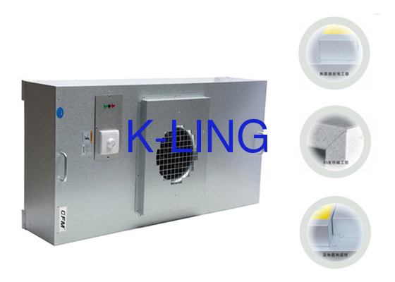 সাদা ক্লিন রুম FFU 200 CFM সর্বোত্তম বায়ু সঞ্চালনের জন্য বায়ু প্রবাহ