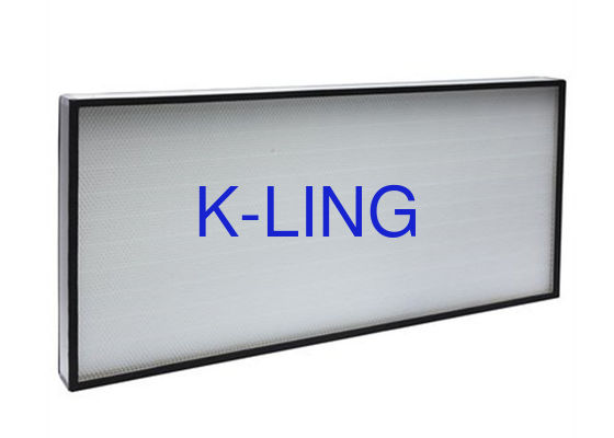 অ্যালুমিনিয়াম খাদ ফ্রেম এবং গরম গলিত আঠালো সঙ্গে ULPA গ্লাসফাইবার ফিল্টার