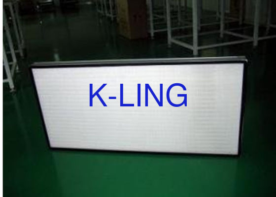 শিল্প অ্যালুমিনিয়াম খাদ ফ্রেম উলপা / এইচপিএ এয়ার ফিল্টার কাস্টমাইজড আকার