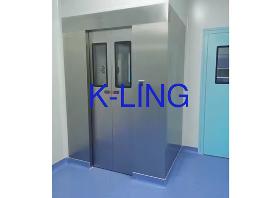 220V/50Hz পাওয়ার সাপ্লাই স্বনির্ধারিত টাইপ এয়ারফ্লো এয়ার শাওয়ার স্বয়ংক্রিয় স্লাইডিং দরজা সহ
