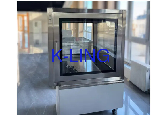 ফার্মাসিউটিক্যাল উদ্ভিদের জন্য কাস্টমাইজড আকারের উচ্চ লোড ক্ষমতা সহ টেকসই স্টেইনলেস স্টীল পাস বক্স