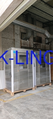 শীর্ষ- স্টেইনলেস স্টীল 304 বায়ু ঝরনা রুম বায়ু গতি 20-25m/s এবং মডিউল সমন্বয় টাইপ সঙ্গে