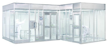 220V 50HZ শ্রেণি 10000 ইলেক্ট্রনিকস অ্যাসেমব্লির জন্য প্রিফ্রেব্রিটেড মডিউলার ক্লিন রুম