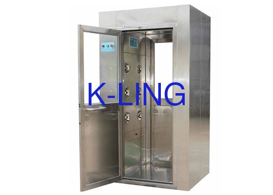 99.99% ULPA ফিল্টার LED ডিসপ্লে এবং SUS 304 উপাদান সহ ক্লিনরুম এয়ার শাওয়ার