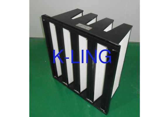 বিগ এয়ার ভলিউম সহ আইএসও ফিল্টার পিউরিফি ভি ব্যাংক ফিল্টার প্লাস্টিক ফ্রেম