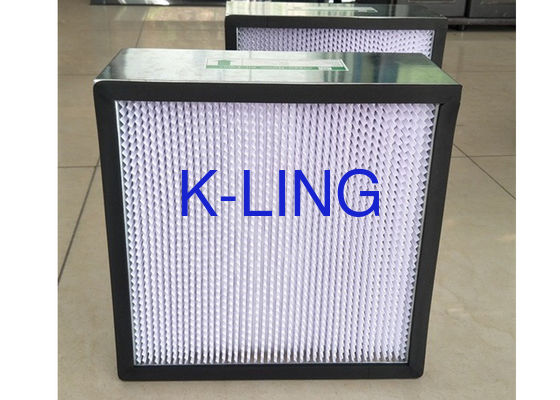 হাসপাতালের H13 বা H14 দক্ষতার জন্য কার্ডবোর্ড বিভাজক ডিপ প্লেট HEPA এয়ার ফিল্টার